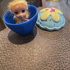 Vintage Haschel Emco Cupcake Surprise Doll Blue